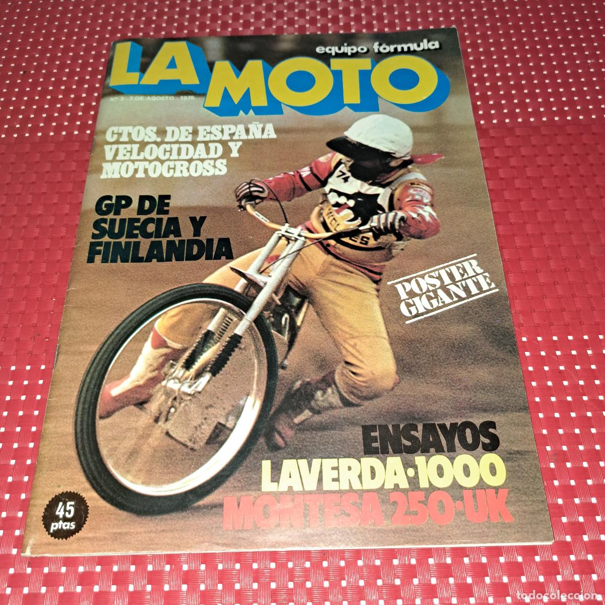 Voitures et Motocyclettes: LA MOTO - REVISTA DE MOTOCICLISMO - N&ordm; 3 - 7 de agosto de 1975 - SIN POSTER CENTRAL