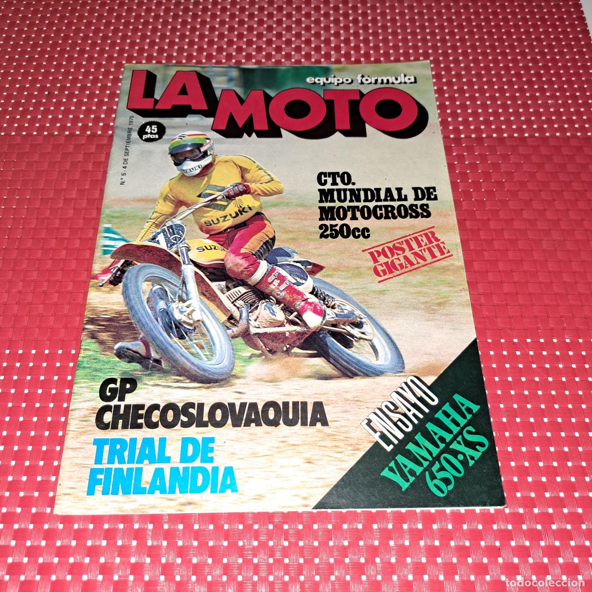 Voitures et Motocyclettes: LA MOTO - REVISTA DE MOTOCICLISMO - N&ordm; 5 - 4 de septiembre de 1975 - SIN POSTER CENTRAL