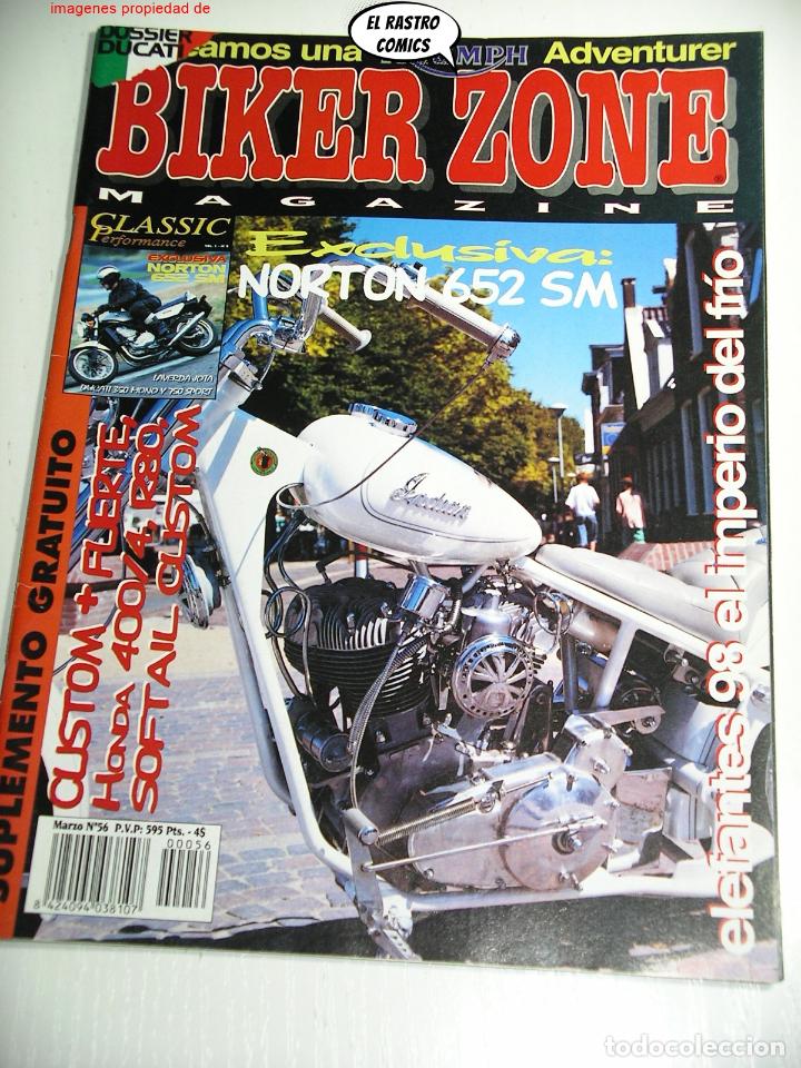 Cars and Motorcycles: Biker Zone n&ordm; 56, magazine, Espa&ntilde;a