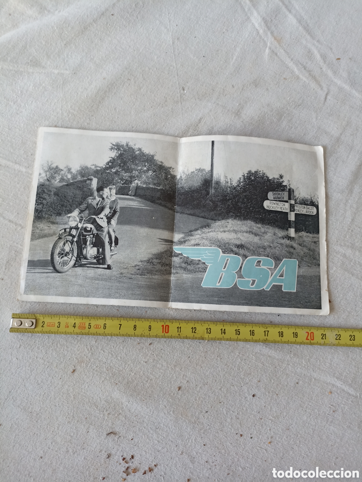 Autos und Motorr&auml;der: Moto antigua bsa folleto d&iacute;ptico bsa cycles Birmingham