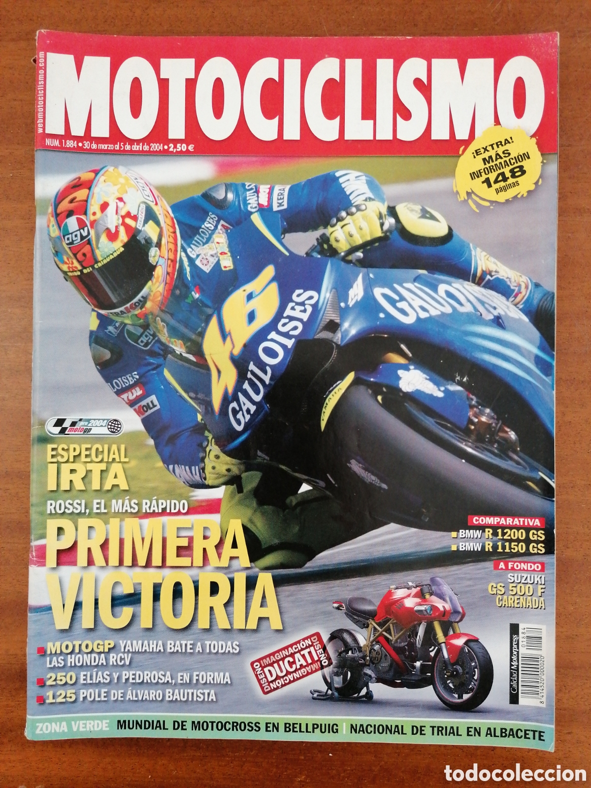 Autos und Motorr&auml;der: MOTOCICLISMO 1884 2004 BMW R 1200 GS, BMW R 1150 GS, SUZUKI GS 500 F, DAELIM ROADWIN 125, IRTA