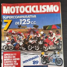 Coches y Motocicletas: MOTOCICLISMO. Nº 1.068. AÑO 1988. PRUEBA COMPARATIVA: 4 ITALIANAS Y 3 JAPONESAS FRENTE A FREN.. LEER. Lote 403213334
