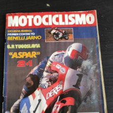 Coches y Motocicletas: MOTOCICLISMO. Nº 1.065. AÑO 1988. PRUEBA: BENELLI 125 JARNO. GRAN PREMIO DE YUGOSLAVIA. HONDA.. LEER. Lote 403215509