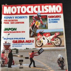 Coches y Motocicletas: MOTOCICLISMO. Nº 1.071. AÑO 1988. PRUEBA: GILERA MX-1. GRAN PREMIO DE CHECOSLOVA,. TRAE PÓSTER. LEER. Lote 403217174