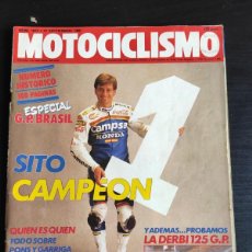 Coches y Motocicletas: MOTOCICLISMO. Nº 1.074. AÑO 1988. GRAN PREMIO DE BRASIL. SITO PONS Y JUAN GARRIG.. TRAE PÓSTER. LEER. Lote 403217764