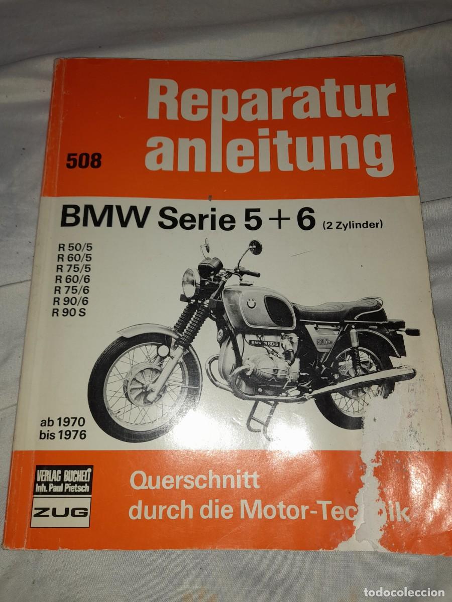 Voitures et Motocyclettes: Antiguo cat&aacute;logo partes motos motocicleta BMW serie 5 + 6 a&ntilde;o 1970 est&aacute; en idioma alem&aacute;n,156 pag