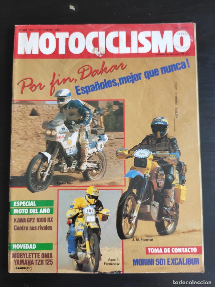 Autos und Motorr&auml;der: MOTOCICLISMO. N&ordm; 989. A&Ntilde;O 1987. PRUEBA: MORINI 501 EXCALIBUR. VIAJES: ESPA&Ntilde;A EN MOTO, ZAMORA... LEER