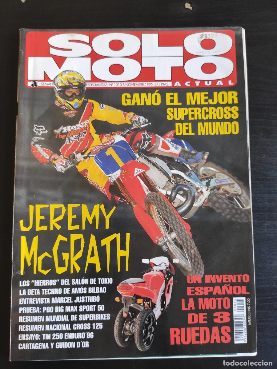 Voitures et Motocyclettes: SOLO MOTO ACTUAL. N&ordm; 1.013. A&Ntilde;O 1995. PRUEBA: PGO BIG MAX SPORT. POST SAL&Oacute;N DE TOKYO. TM 250 .. LEER