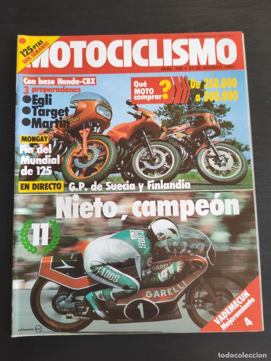 Cars and Motorcycles: MOTOCICLISMO. N&ordm; 765. A&Ntilde;O 1982. TRIANGULAR DE MOTO-CROSS. GRAN PREMIO DE SUECIA Y FINLANDIA. .. LEER
