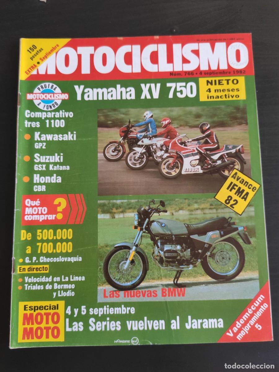Cars and Motorcycles: MOTOCICLISMO. N&ordm; 766. A&Ntilde;O 1982. PRUEBA: HONDA CB 1100 R. FINAL DEL MUNDIAL DE SIDE CROSS. ENT.. LEER