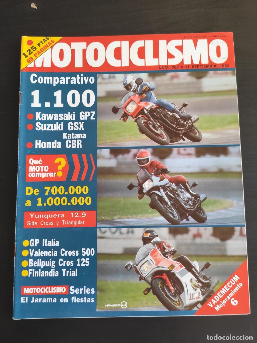 Cars and Motorcycles: MOTOCICLISMO. N&ordm; 767. A&Ntilde;O 1982. PRUEBA: SIDE CROSS YUNQUERA DE HENARES. TRIAL DE FINLANDIA. P.. LEER