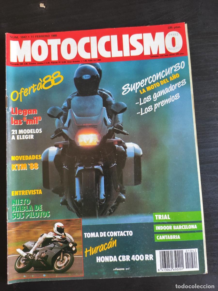 Cars and Motorcycles: MOTOCICLISMO. N&ordm; 1.042. A&Ntilde;O 1988. PRUEBA: HONDA CBR 400 RR. POWA FZ 750. ENTREVISTA: &Aacute;NGEL NI.. LEER