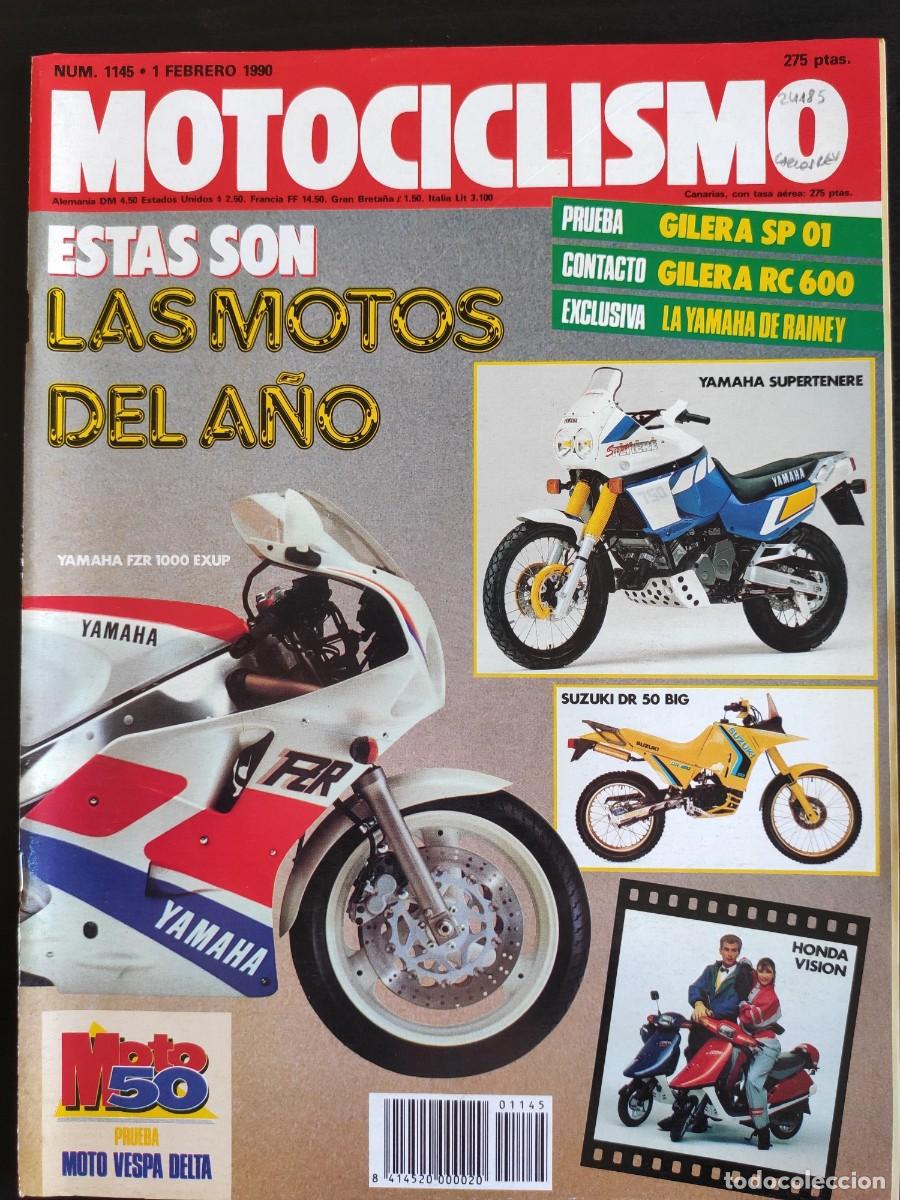 Voitures et Motocyclettes: MOTOCICLISMO. N&ordm; 1.145. A&Ntilde;O 1990. PRUEBA: GILERA RC 600. SAL&Oacute;N DOS RUEDAS. ENTREVISTA: JORDI .. LEER