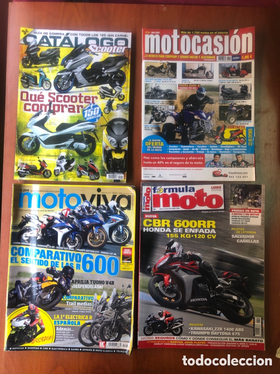 Autos und Motorr&auml;der: LOTE 17 REVISTAS DE MOTOS