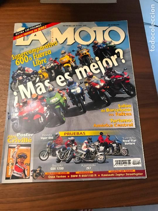 Autos und Motorr&auml;der: LA MOTO N &ordm;110 , EXTRA 120 P&Aacute;GINAS GRAN PREMIO DE JEREZ 1999