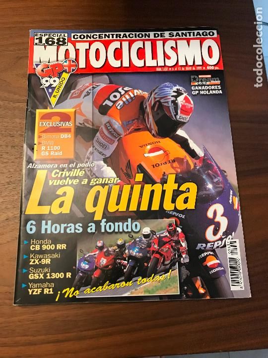 Autos und Motorr&auml;der: MOTOCICLISMO N&ordm; 1637 , ESPECIAL 168 P&Aacute;GINAS , JULIO 1999