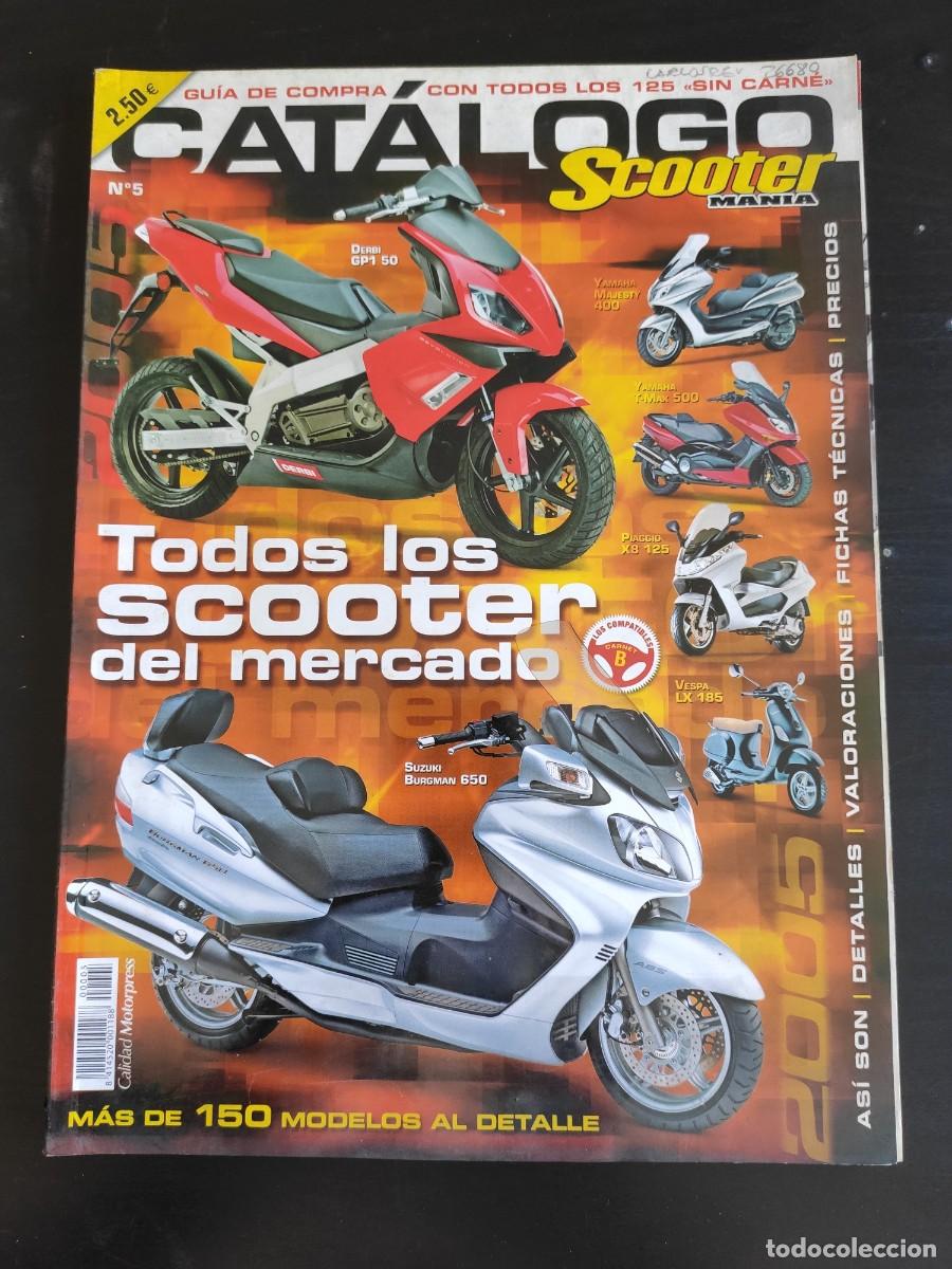 Voitures et Motocyclettes: SCOTER MAN&Iacute;A CAT&Aacute;LOGO. N&ordm; 5. A&Ntilde;O 2005. HONDA SH 125 SCOOPY. APRILIA SONIC GP. MALAGUTI F10 JE.. LEER
