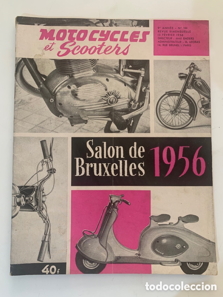 Autos und Motorr&auml;der: Revista de motocicletas de 1956 motocycles et scooters n&ordm; 165 GNOME RHONE 175 N.S.U. NSU