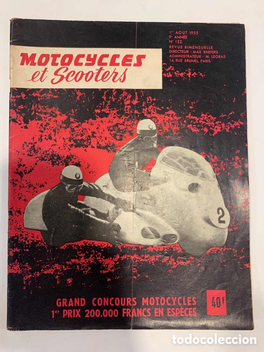 Autos und Motorr&auml;der: Revista de motocicletas de 1955 motocycles et scooters n&ordm; 152 maico taifun 400 350 horex resident