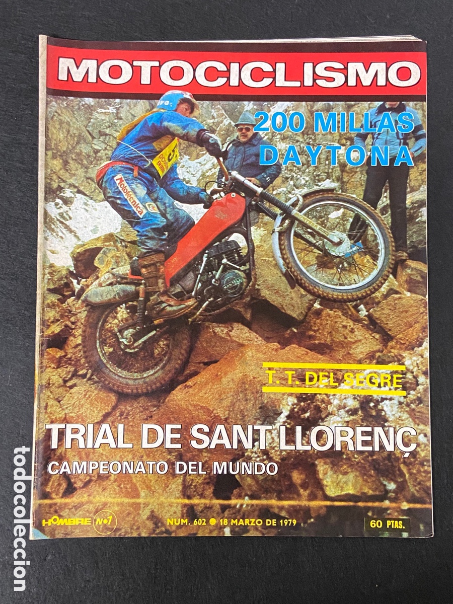 Autos und Motorr&auml;der: REVISTA MOTOCICLISMO TRIAL SANT LLOREN&Ccedil; DEL MUNT NUM 602 MARZO 1979 VER SUMARIO POSTER ROB SHEPHERD