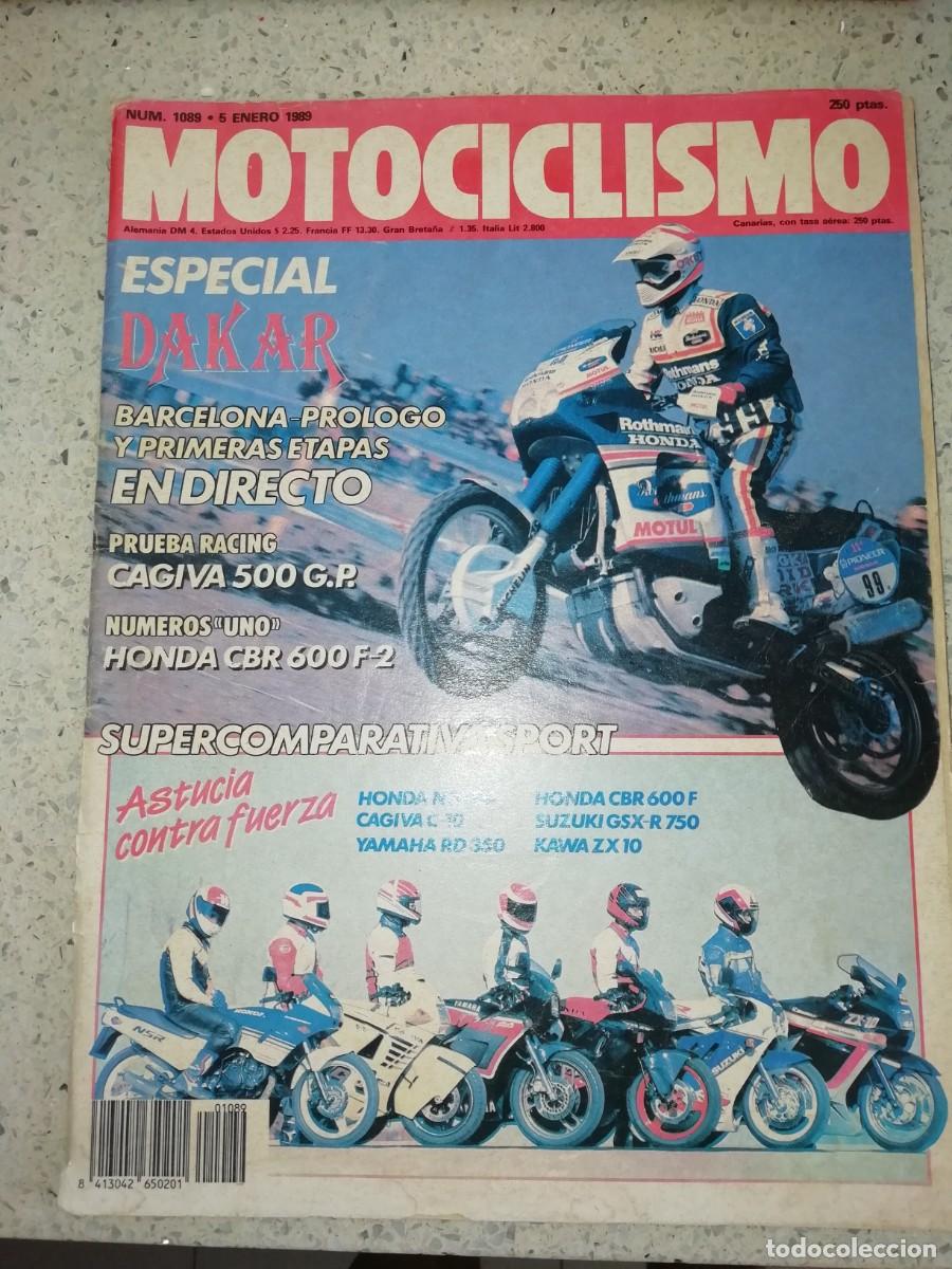 Autos und Motorr&auml;der: Revista motociclismo enero 1989 numero 1089