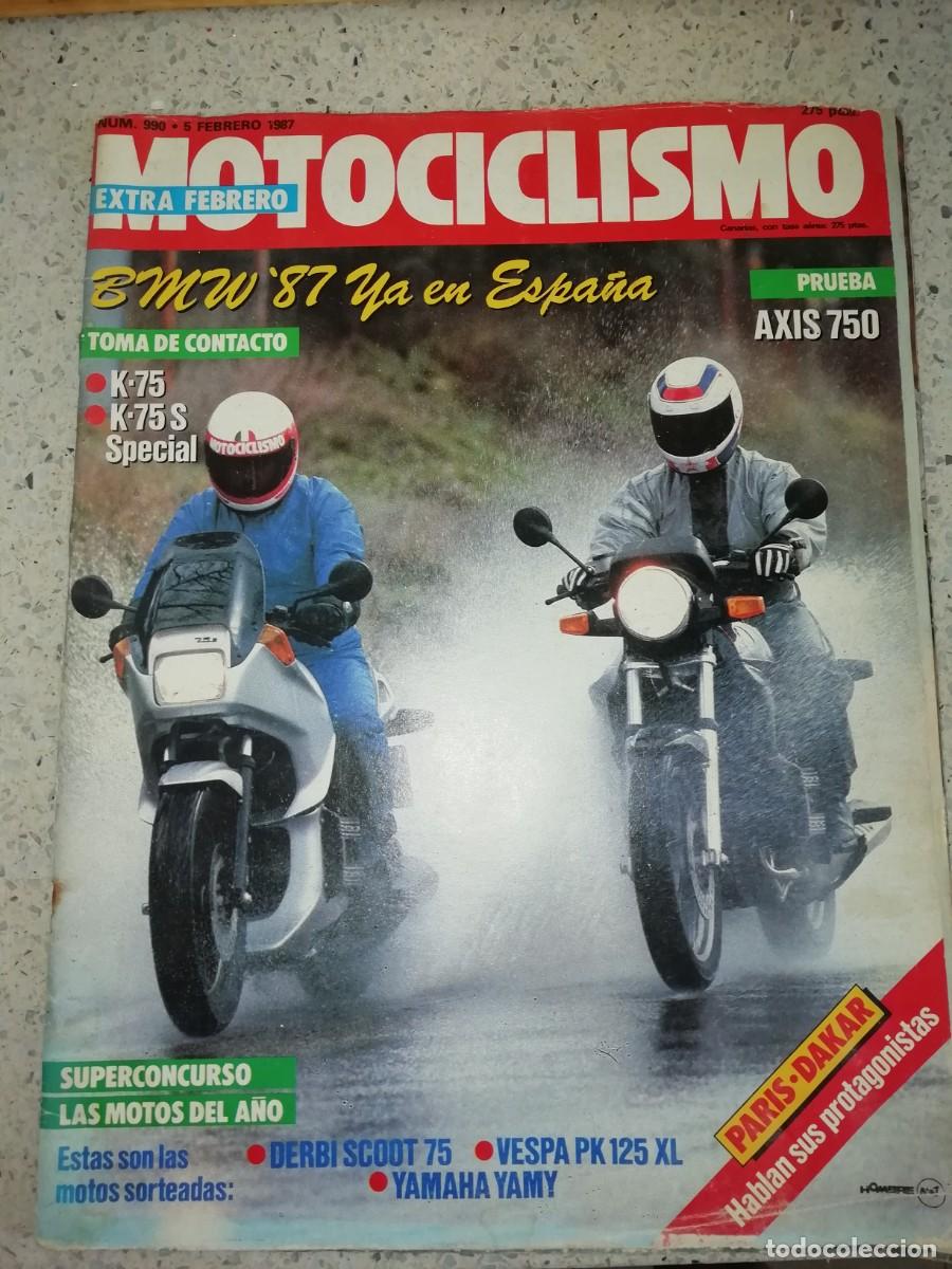 Autos und Motorr&auml;der: Revista motociclismo extra febrero 1987 n&uacute;mero 990