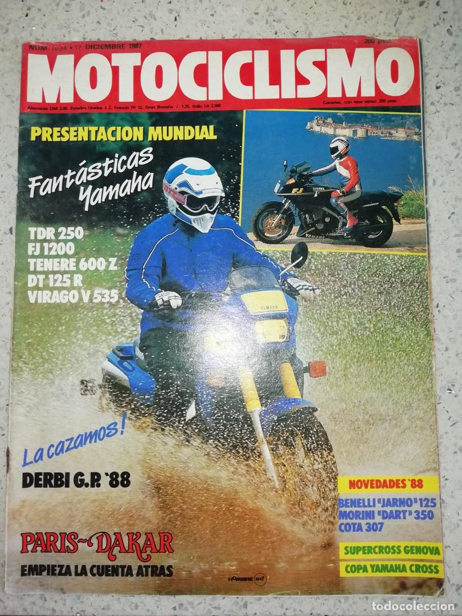 Autos und Motorr&auml;der: Revista motociclismo diciembre 1987 numero 1034