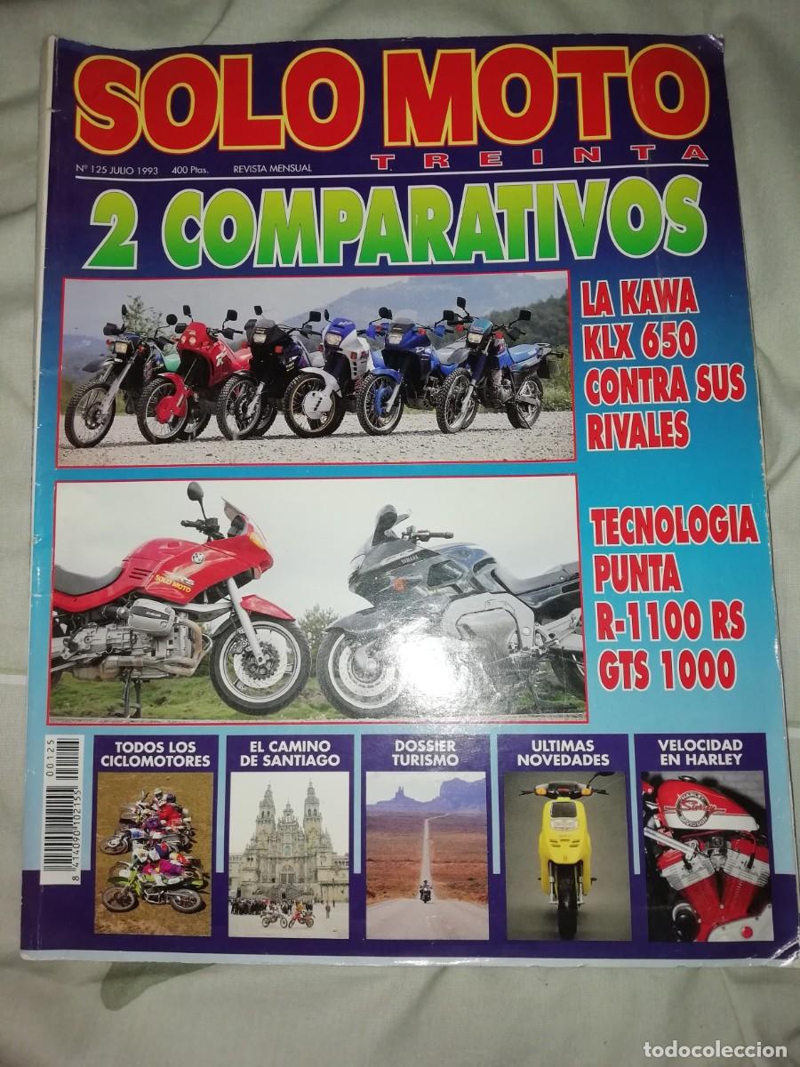 Autos und Motorr&auml;der: Revista solo moto julio 1993 n&uacute;mero 125