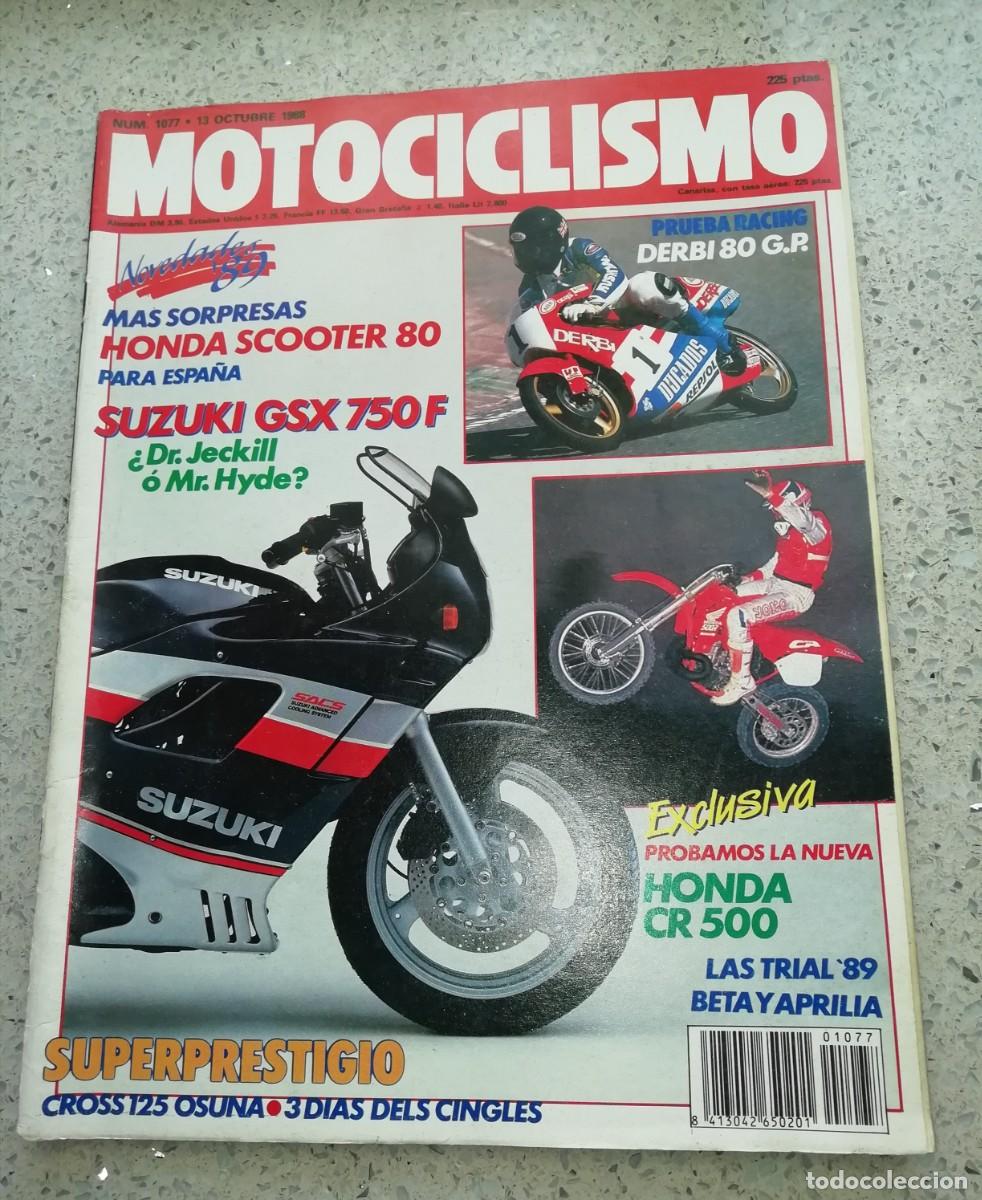 Autos und Motorr&auml;der: Revista motociclismo octubre 1988 numero 1077