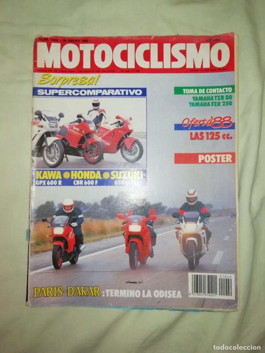 Voitures et Motocyclettes: Revista motociclismo enero 1988 n&uacute;mero 1040