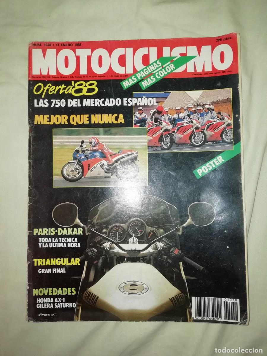 Voitures et Motocyclettes: Revista motociclismo enero 1988 numero 1038