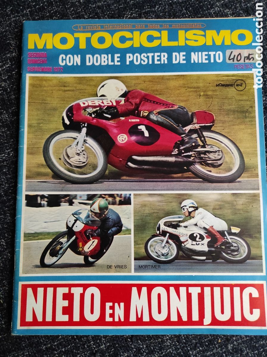 Autos und Motorr&auml;der: MOTOCICLISMO 2&ordf; QUINCENA DE SEPTIEMBRE 1972 - FALTA POSTER