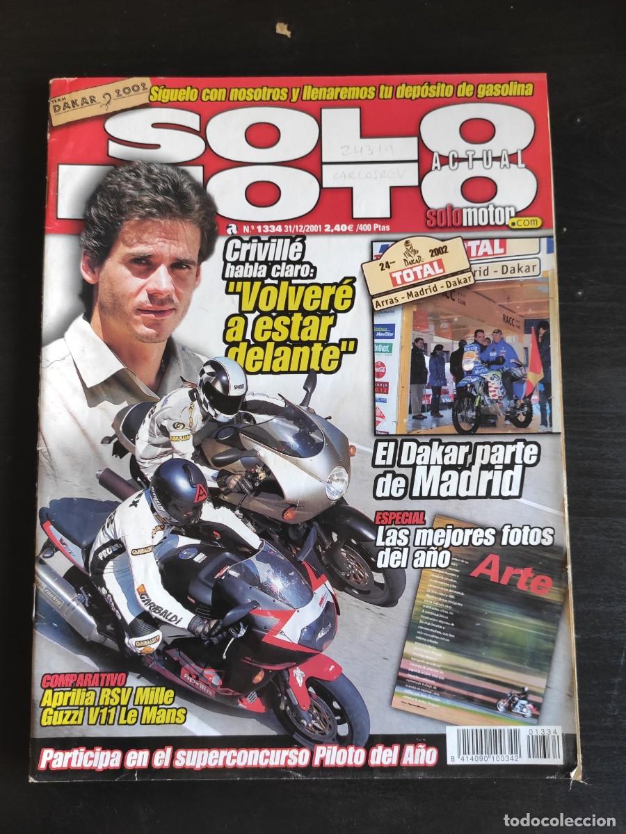 Carros e motociclos: SOLO MOTO ACTUAL. N&ordm; 1.334. A&Ntilde;O 2001. PRUEBA: HYOSUNG AQUILA 125. HONDA VF 500 F II. TGB 490... LEER