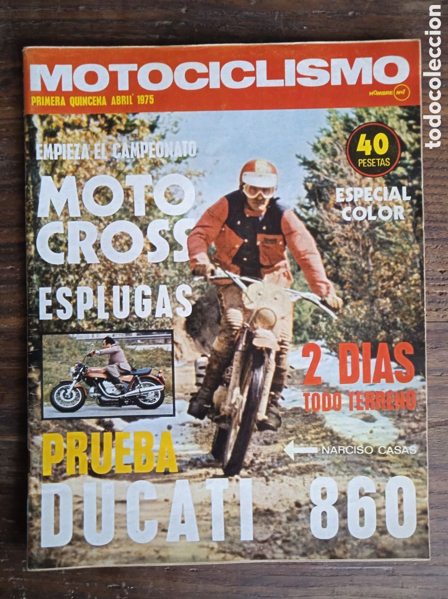 Voitures et Motocyclettes: REVISTA MOTOCICLISMO. ABRIL 1975