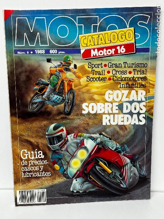 Autos und Motorr&auml;der: Motos Cat&aacute;logo Motor 16 num 9 1988 Sport Trial Cross Scooter Ciclomotores Gran turismo Infantiles