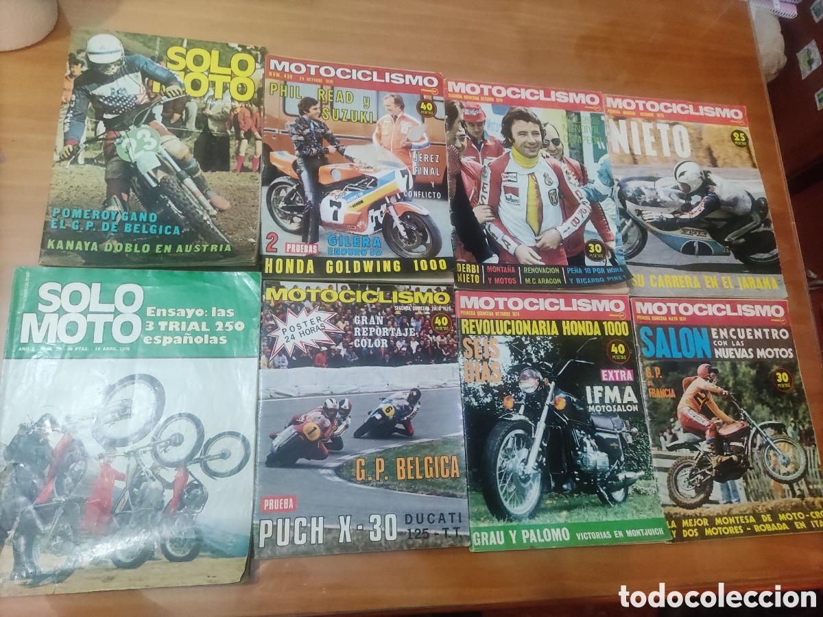 Autos und Motorr&auml;der: Lote de 8 Revistas... MOTOCICLISMO y SOLO MOTO.