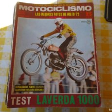 Coches y Motocicletas: REVISTA MOTOCICLISMO SEGUNDA QUINCENA OCTUBRE DE 1972