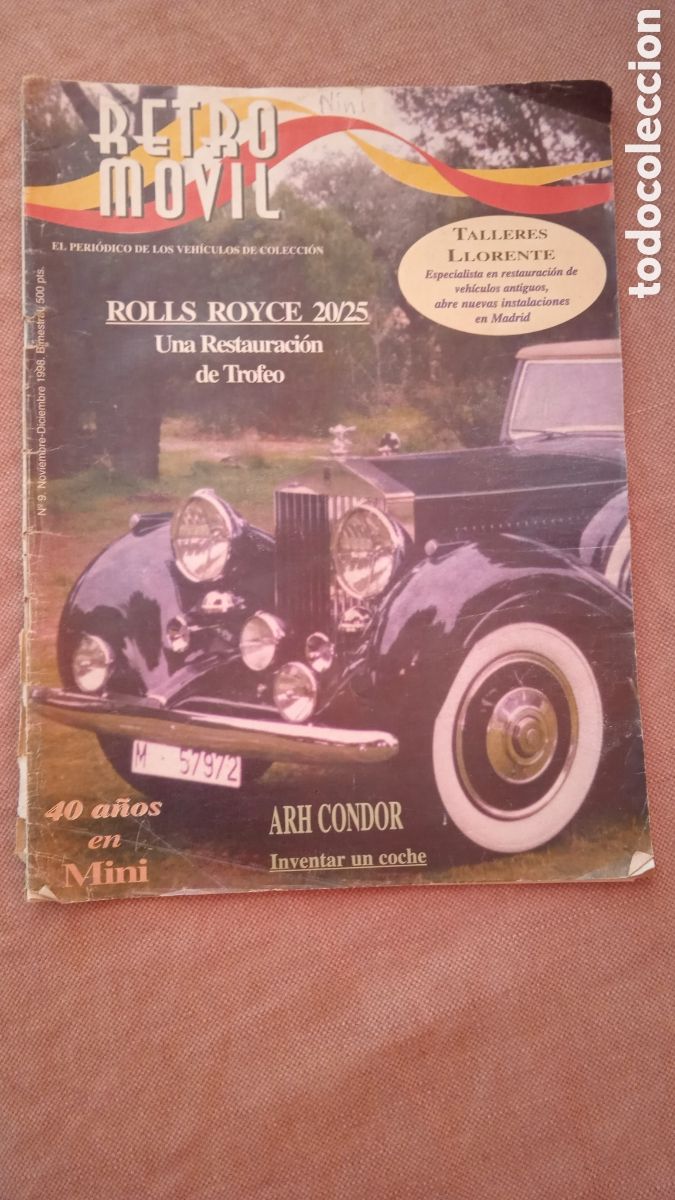 Autos und Motorr&auml;der: RETRO MOVIL N&ordm; 9 (Nvbre-Dcbre1998)