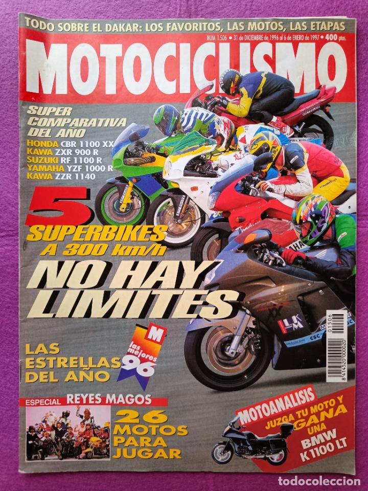 Autos und Motorr&auml;der: REVISTA MOTOCICLISMO N&ordm; 1506 A&Ntilde;O 1996 5 SUPERBIKES A 300 KM/H NO HAY LIMITES