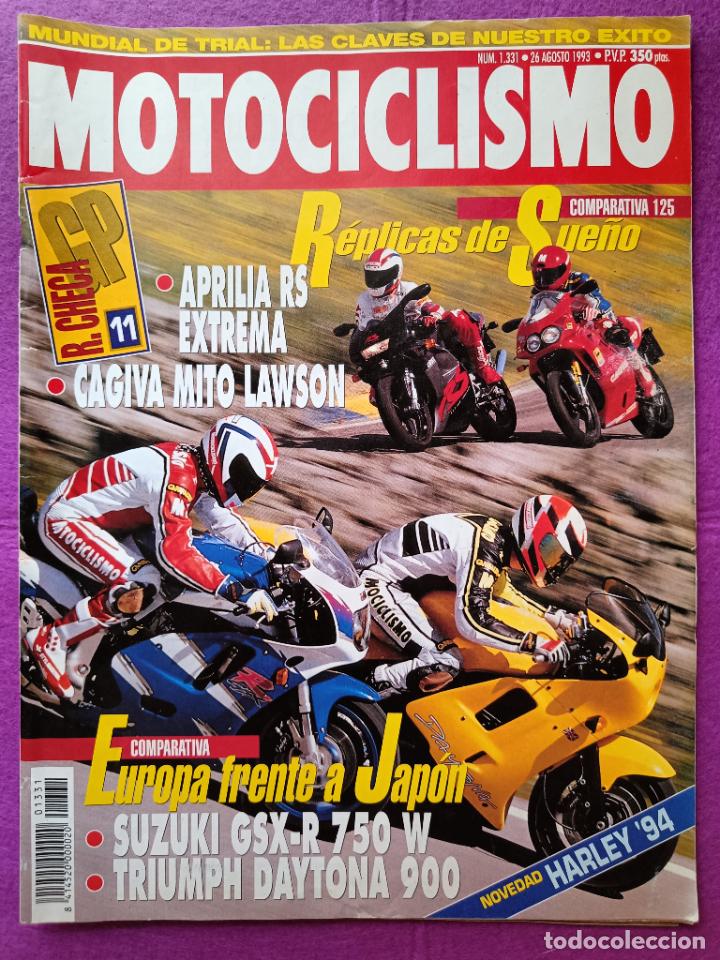 Autos und Motorr&auml;der: REVISTA MOTOCICLISMO N&ordm; 1331 A&Ntilde;O 1993 REPLICAS DE SUE&Ntilde;O APRILIA RS EXTREMA CAGIVA MITO LAWSON
