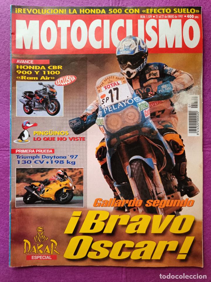 Autos und Motorr&auml;der: REVISTA MOTOCICLISMO N&ordm; 1509 A&Ntilde;O 1997 GALLARDO SEGUNDO BRAVO OSCAR DAKAR ESPECIAL