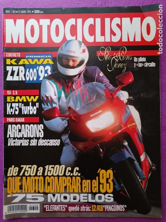 Autos und Motorr&auml;der: REVISTA MOTOCICLISMO N&ordm; 1300 A&Ntilde;O 1993 TITO PONS PEREZ UN PILOTO Y SU CIRCUITO
