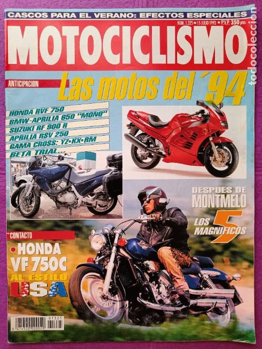 Autos und Motorr&auml;der: REVISTA MOTOCICLISMO N&ordm; 1325 A&Ntilde;O 1993 LAS MOTOS DEL 94