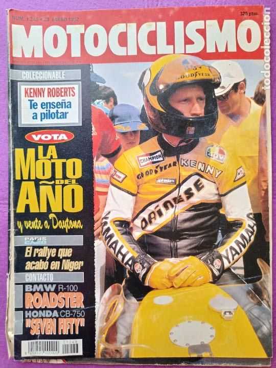 Autos und Motorr&auml;der: REVISTA MOTOCICLISMO N&ordm; 1248 A&Ntilde;O 1992 KENNY ROBERTS TE ENSE&Ntilde;A A PILOTAR
