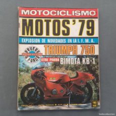 Coches y Motocicletas: ANTIGUA REVISTA MOTOCICLISMO, MOTOS ' 79, OCTUBRE 1978