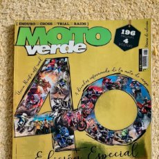 Coches y Motocicletas: MOTO VERDE Nº EXTRA 40 ANIVERSARIO (1978-2018)