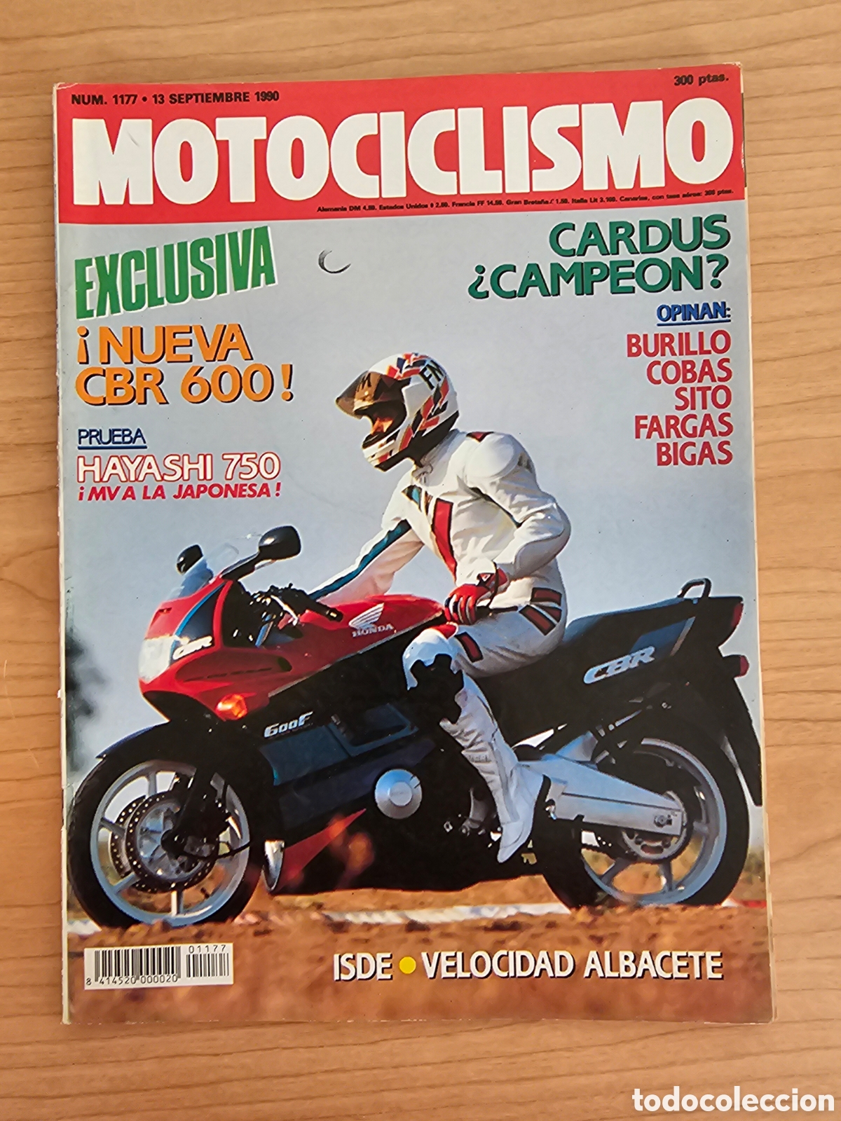 Autos und Motorr&auml;der: MOTOCICLISMO 1177 1990 HAYASHI 750, HUSQVARNA CR 250, HONDA CBR 600, ISDE 1990, ARCARONS