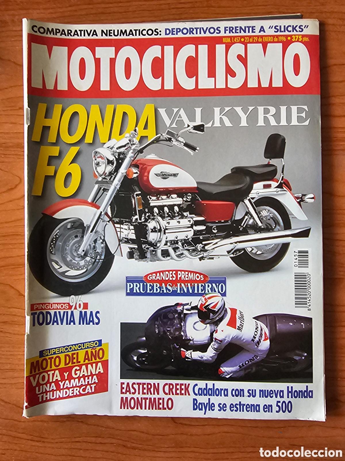 Autos und Motorr&auml;der: MOTOCICLISMO 1457 1996 HONDA F6 VALKYRIE, APRILIA SCARABEO 50, ALBERO PUIG,