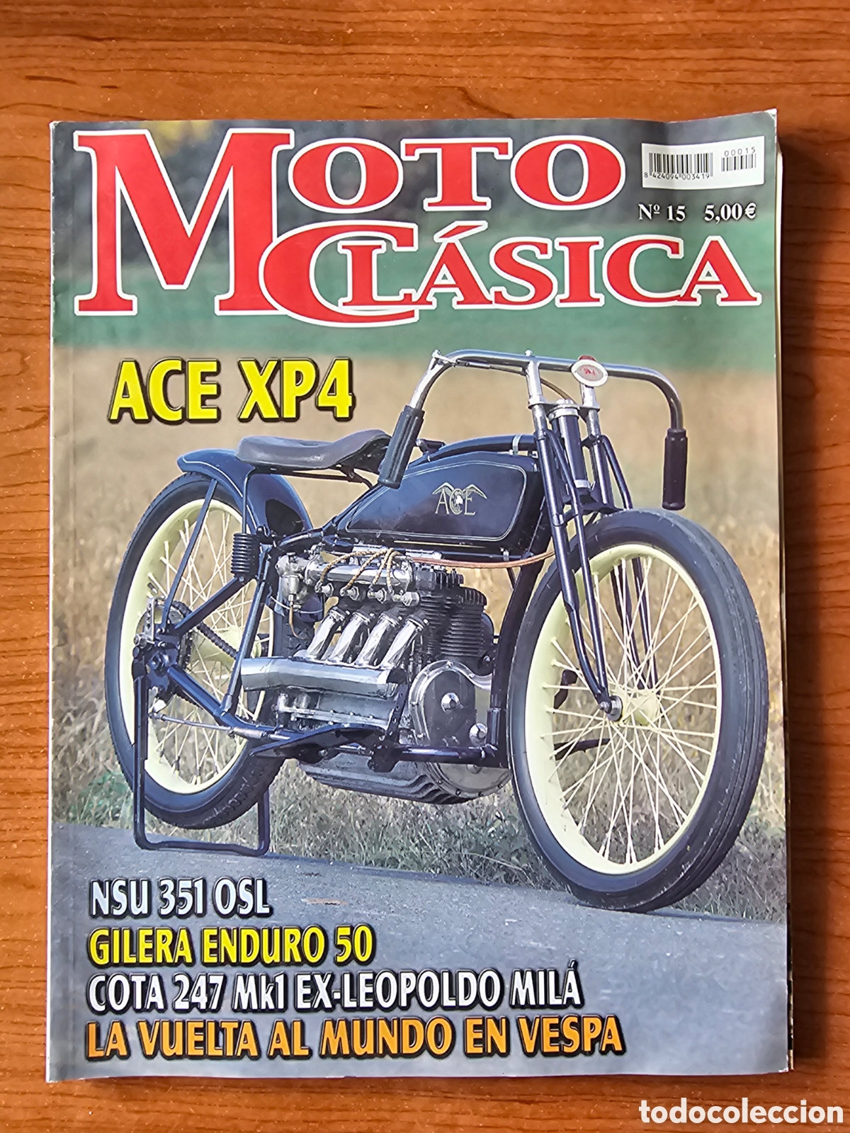Carros e motociclos: MOTO CLASICA 15 2005 ACE XP4. MSU 351 OSL, GILERA ENDURO 50, COTA 247 EX-LEOPOLDO MIL&Aacute;.