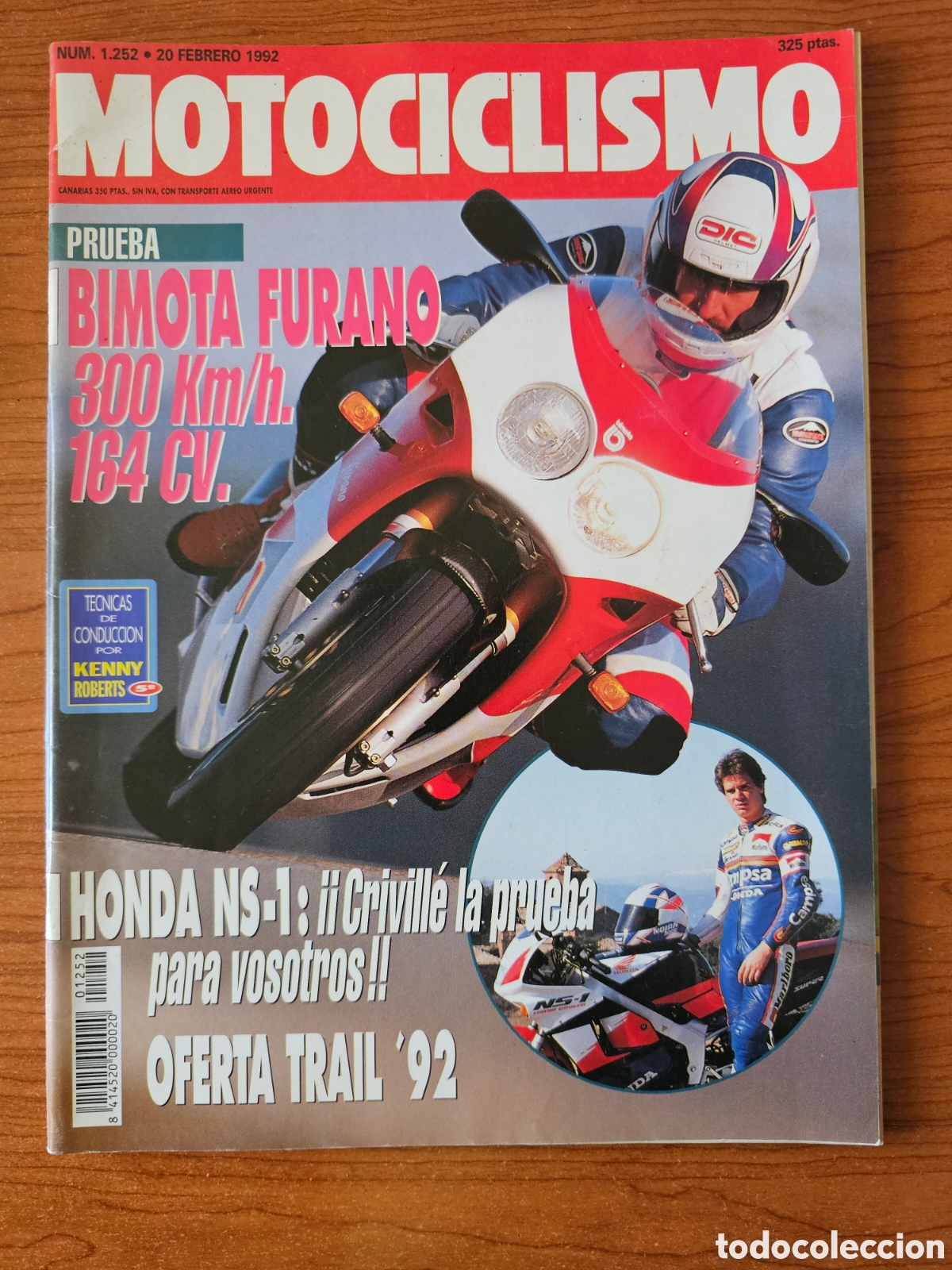 Voitures et Motocyclettes: MOTOCICLISMO 1252 1992 BIMOTA FURANO, HONDA NS-1, VESPA ZIP, SUPERCROSS